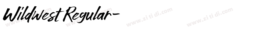 Wildwest Regular字体转换